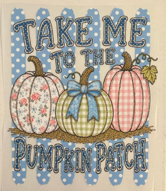 Take me to the Pumpkin Patch (blue)