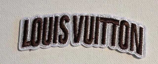 LV brown hat patch