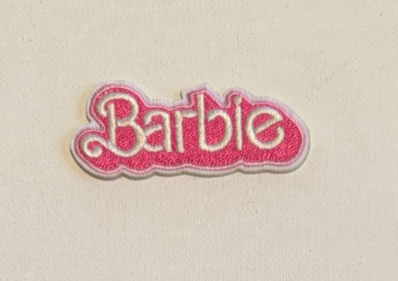 Pink Barbie hat patch