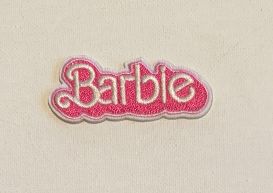Pink Barbie hat patch