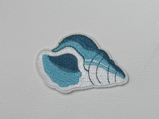 Seashell hat patch