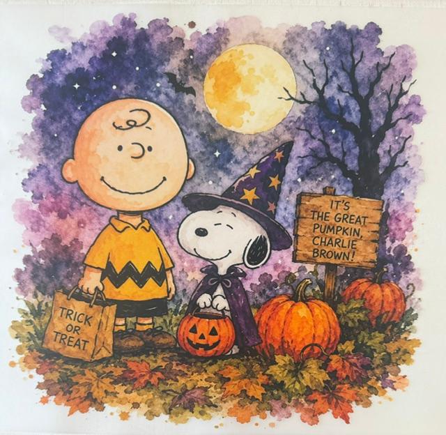 Snoopy & Charlie Brown Trick or treating