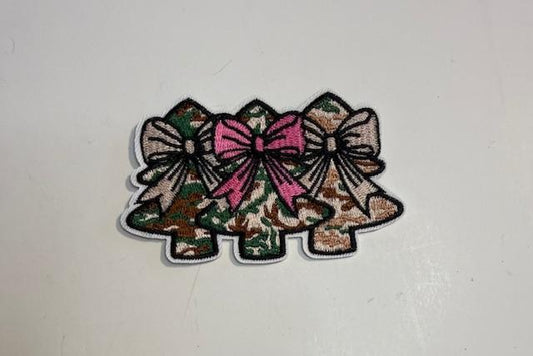 Camo Christmas Trees - hat patch