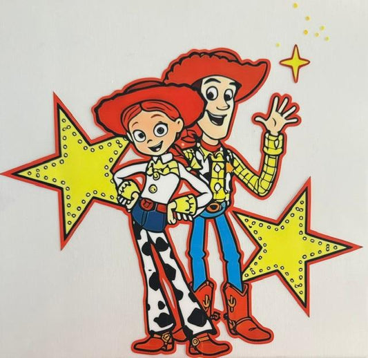 Toy Story - red outline