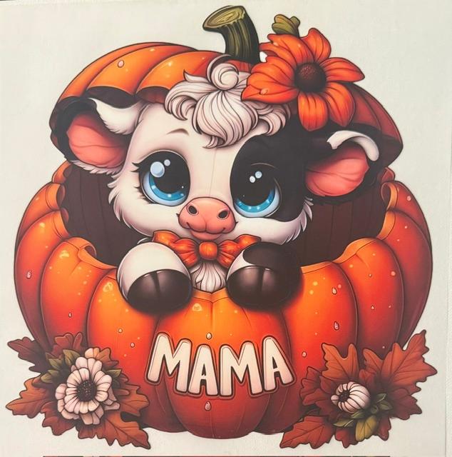 Mama - cow in Pumpkin