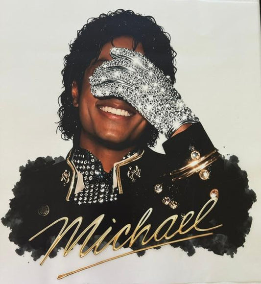 Michael Jackson - bling glove in face