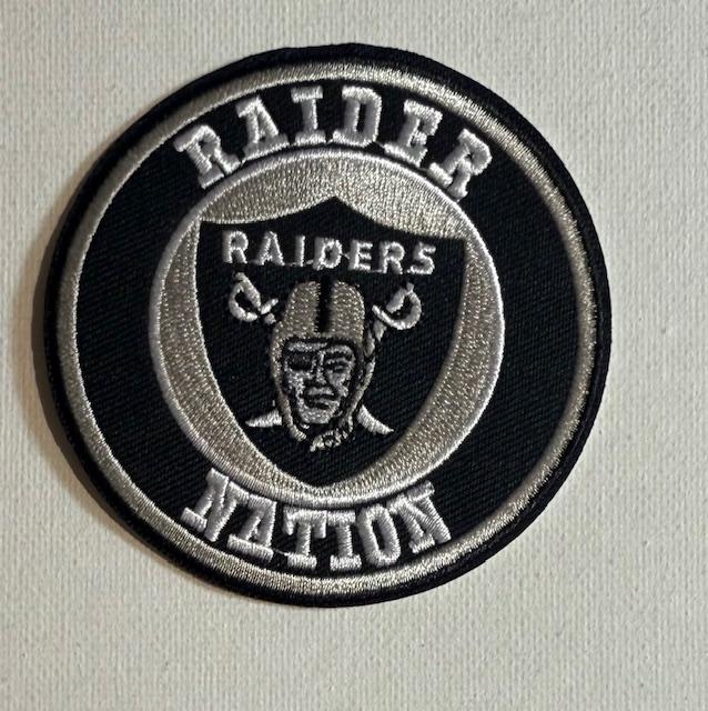 Raiders Nations round patch