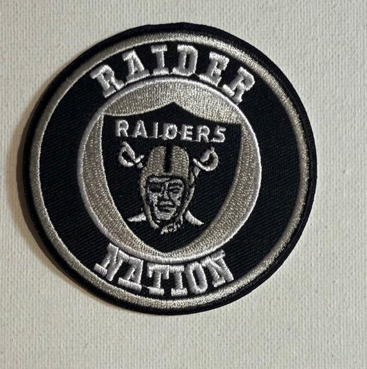 Raiders Nations round patch
