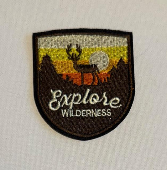 Explore Wilderness hat Patch
