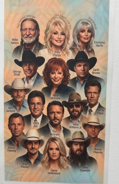 Country Legends collage