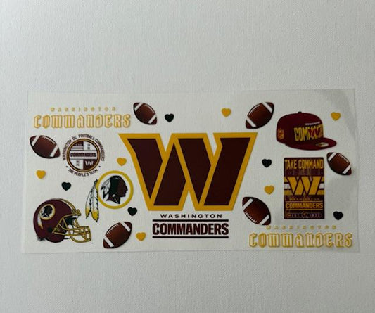 Commanders cup wrap