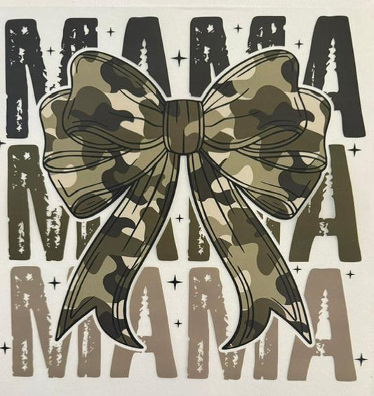 Mama Mama Mama Camo bow