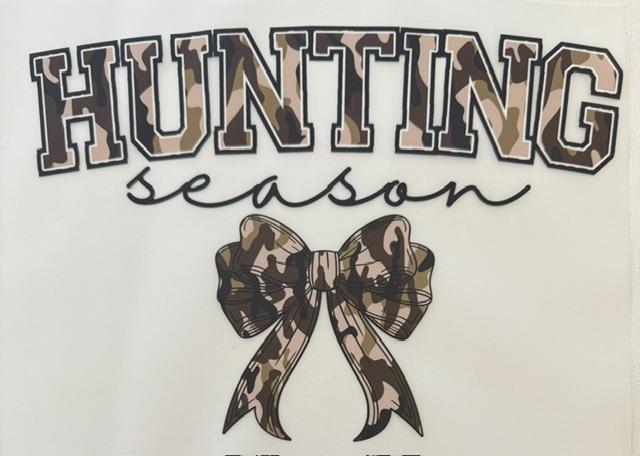 Hunting Season, camo bow