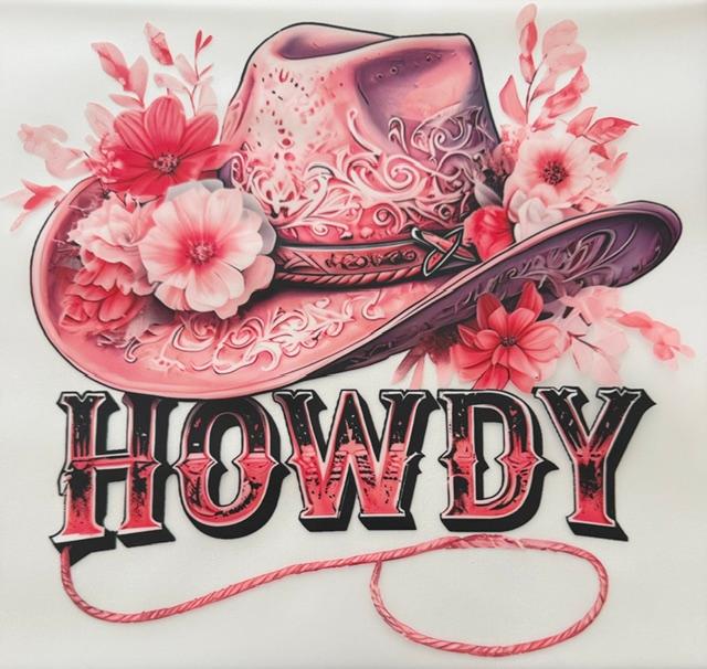 Howdy - pink hat