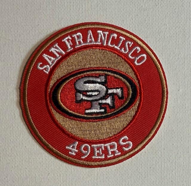 San Francisco 49ers round patch