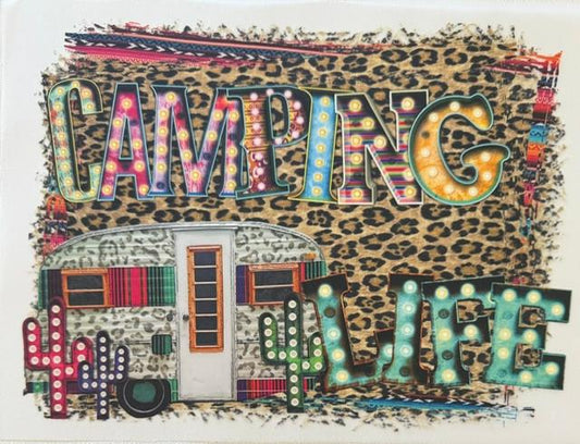 Camping Life, cheetah background