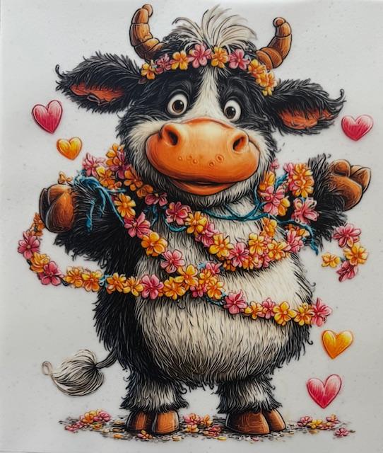 Cow- flower garland