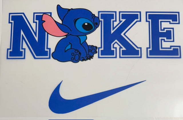 Stitch - blue Nike