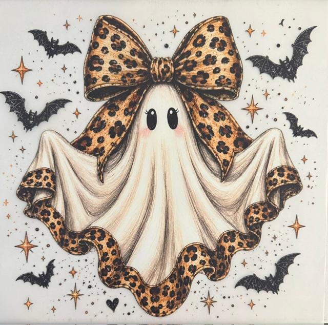 Ghost - Big cheetah bow/bats