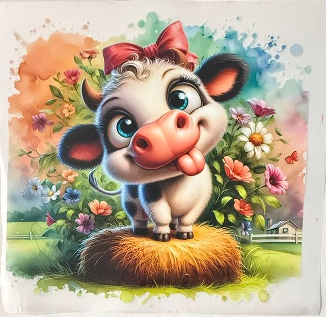 Cow  - tongue out