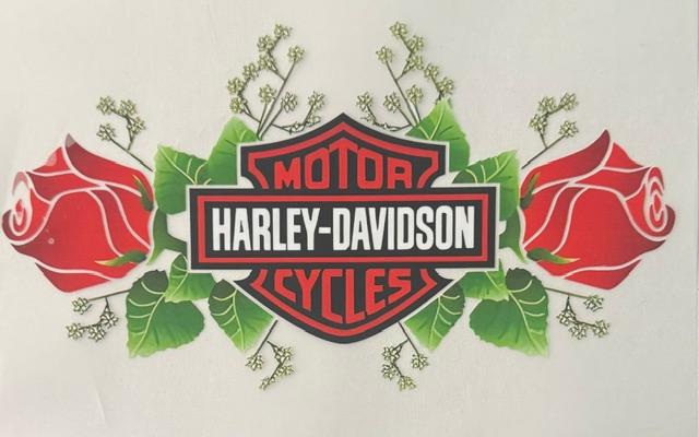Harley Davidson - 2 roses