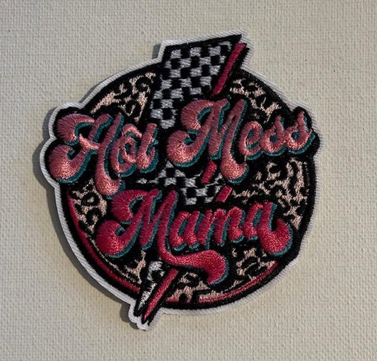 Hot Mess Mama hat patch