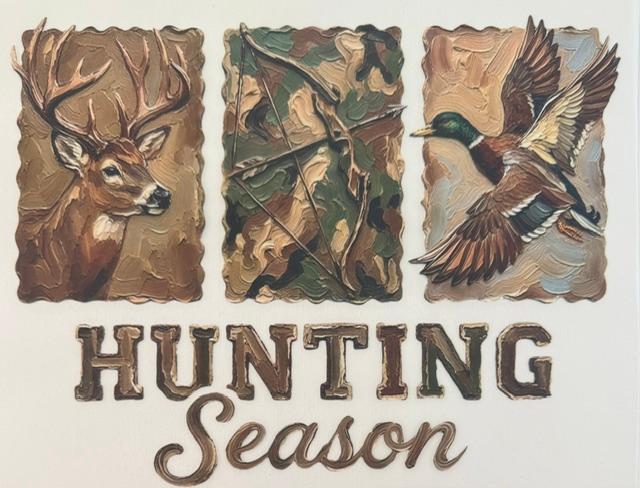 Hunting Season (finger paint look)
