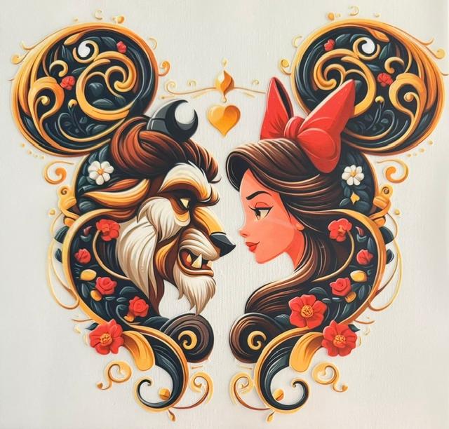 Beauty & the Beast - Mickey ears