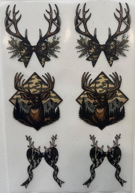 Deer Antlers 6pc