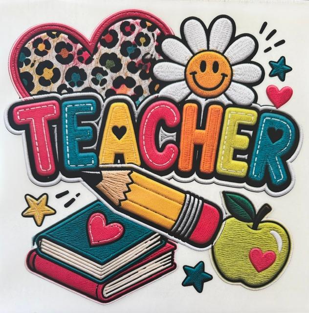 Teacher - Daisy with smiley