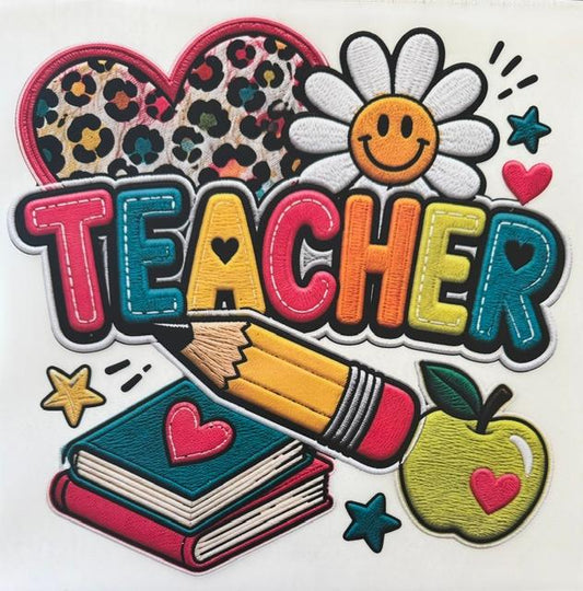 Teacher - Daisy with smiley