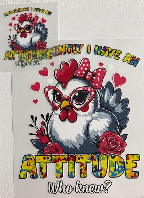 Chicken - Apparently I have an Attitude 2pc