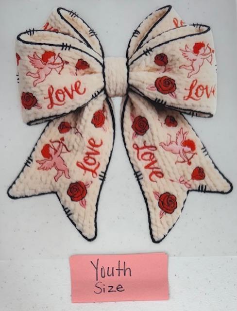 Valentines Bow-youth size