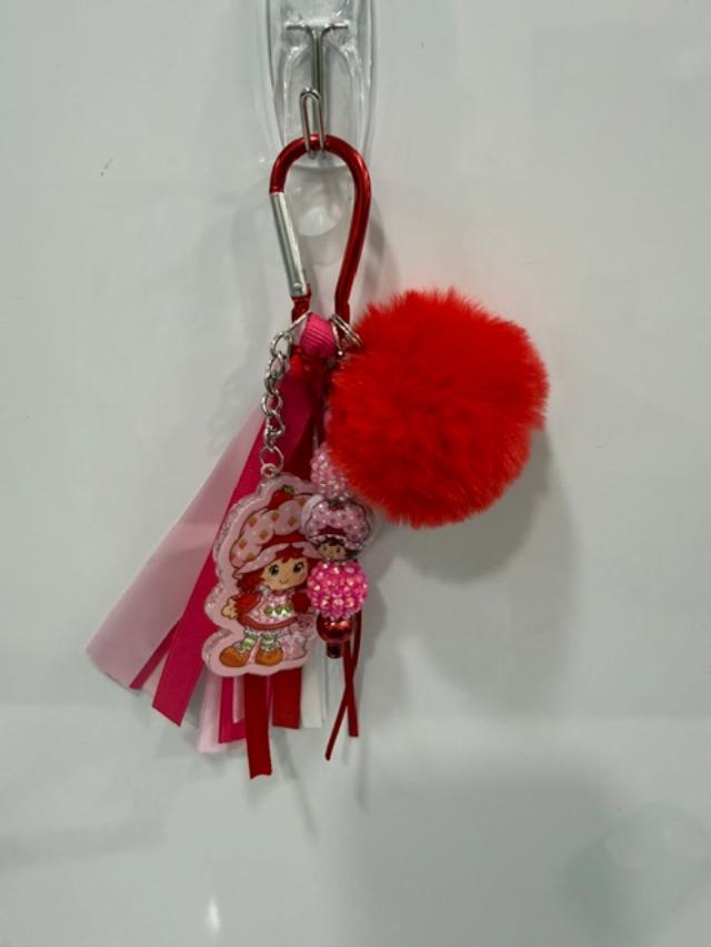 Pre-Made Strawberry Shortcake Key Chain