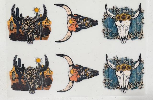Western-6pc. skulls