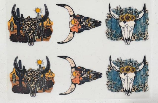 Western-6pc. skulls