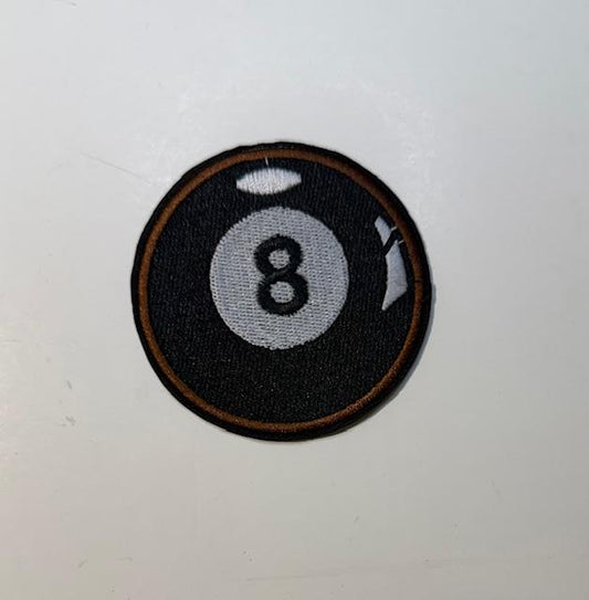 8 Ball-hat patch