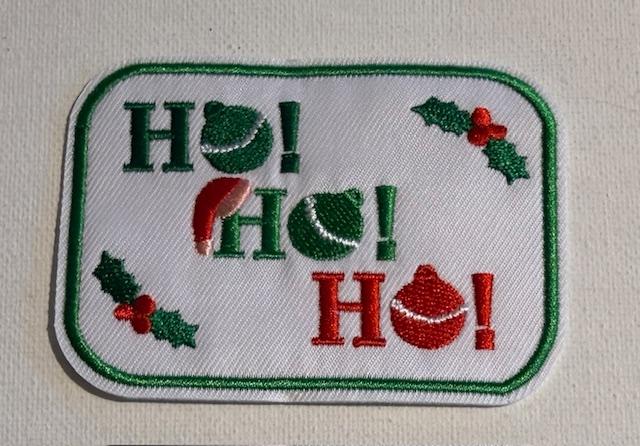Ho Ho Ho hat patch