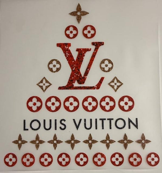 RED/Gold LV Christmas Tree