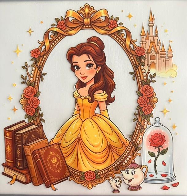 Belle in Oval, books