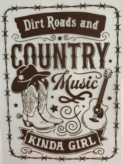 Dirt Roads & Country Music kinda Girl