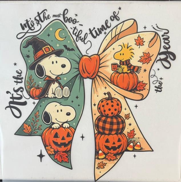 Snoopy - Fall Bow