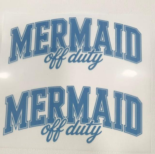 Mermaid off duty - hat size 2pc