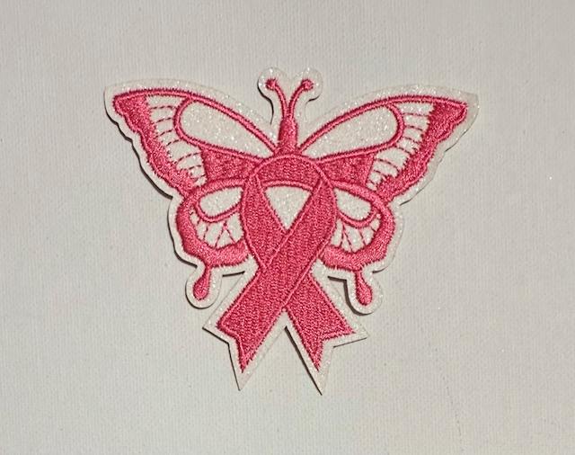 Pink ribbon patch