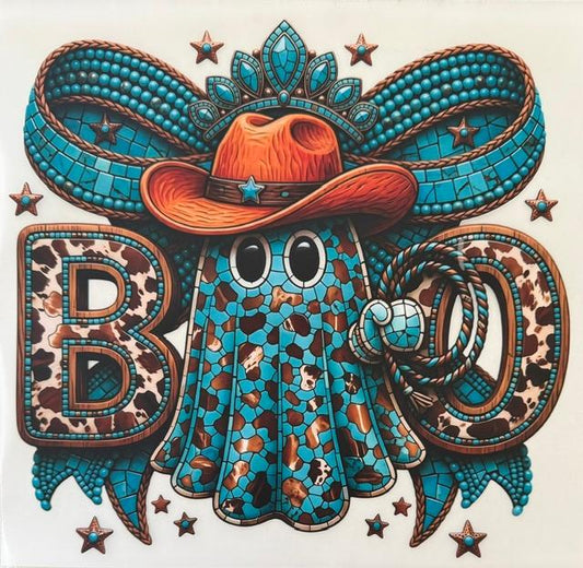 Boo - Teal Ghost & Bow