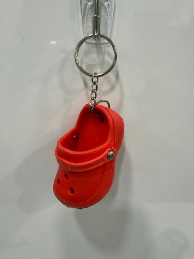 Red Croc Keychain