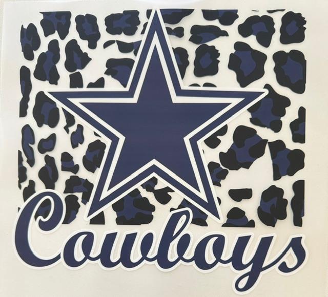 Dallas Cowboys - cow print