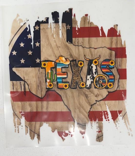 Western Texas - American flag