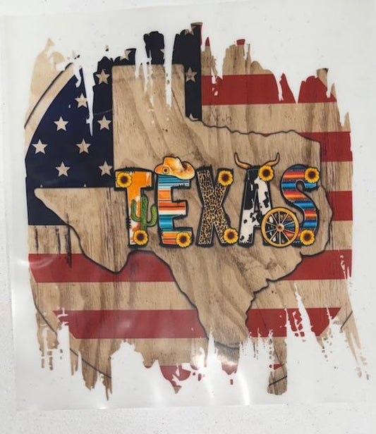 Western Texas - American flag