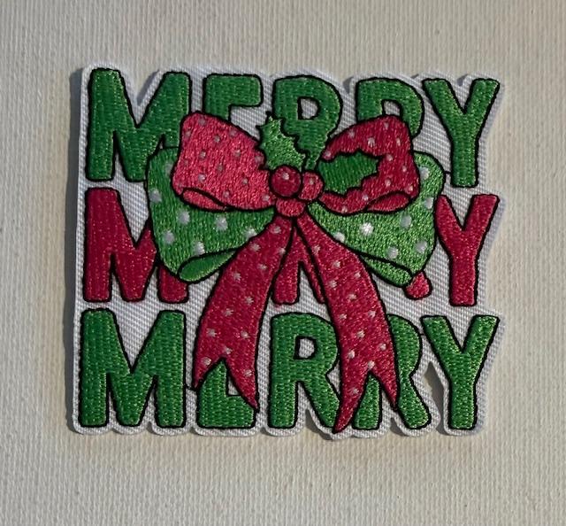 Merry Merry Merry hat patch
